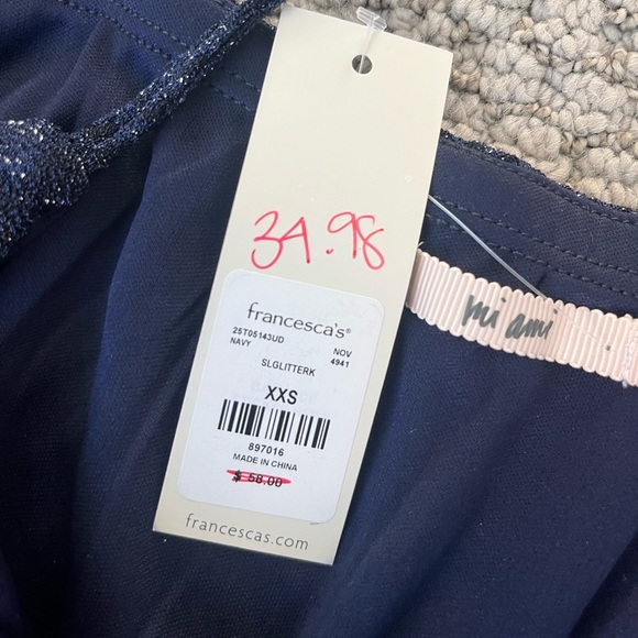 Francesca’s Sparkly Jumpsuit - Picture 2 of 4